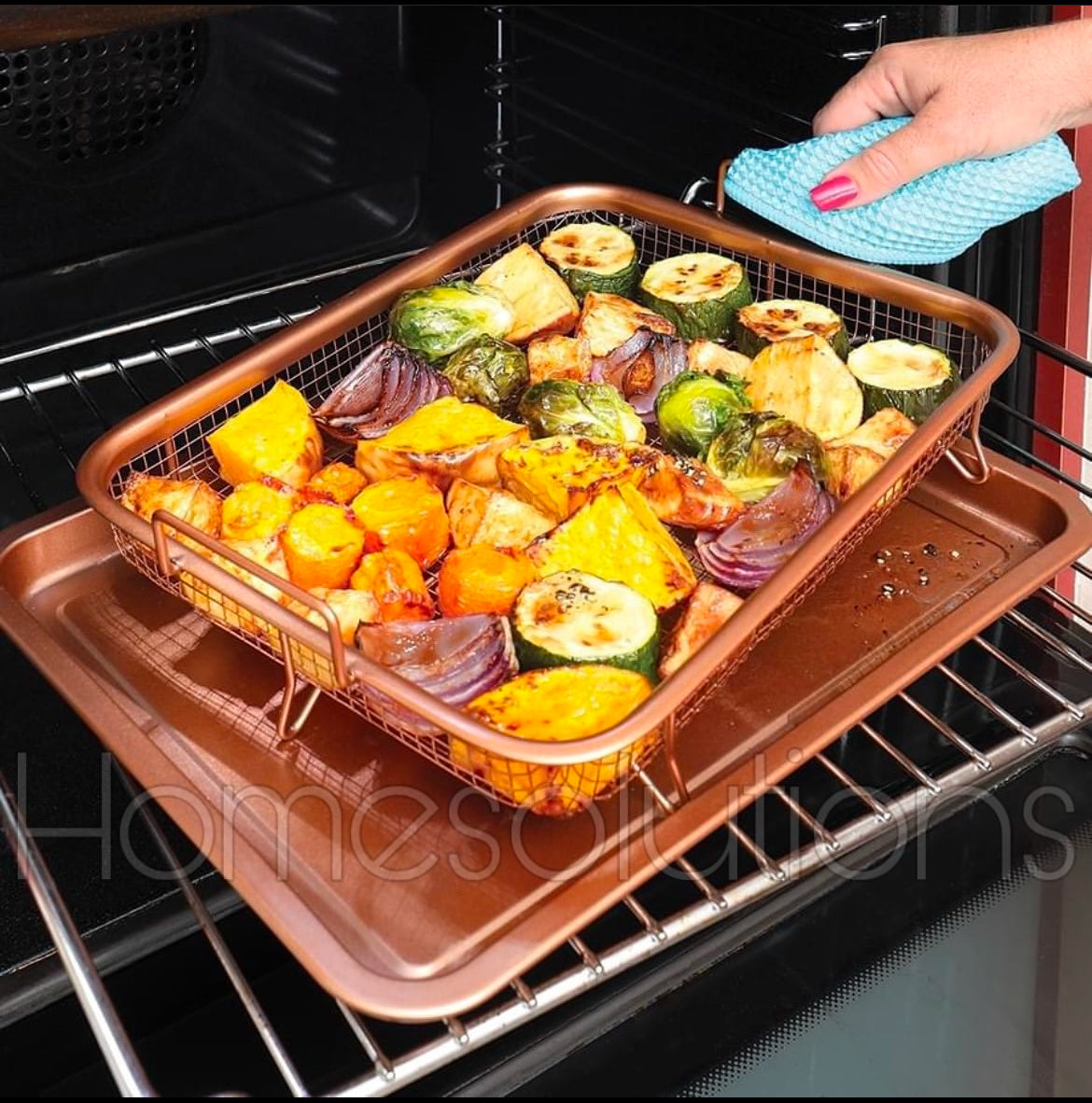 Rectangular Copper Crisper Tray