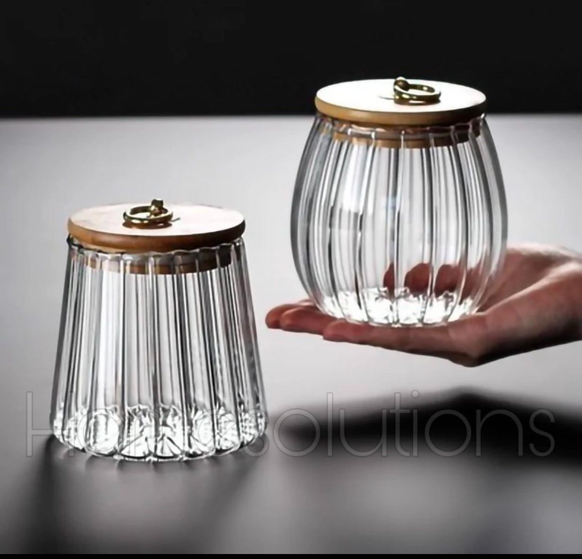 Heritage Glass Jar with Bamboo Lid