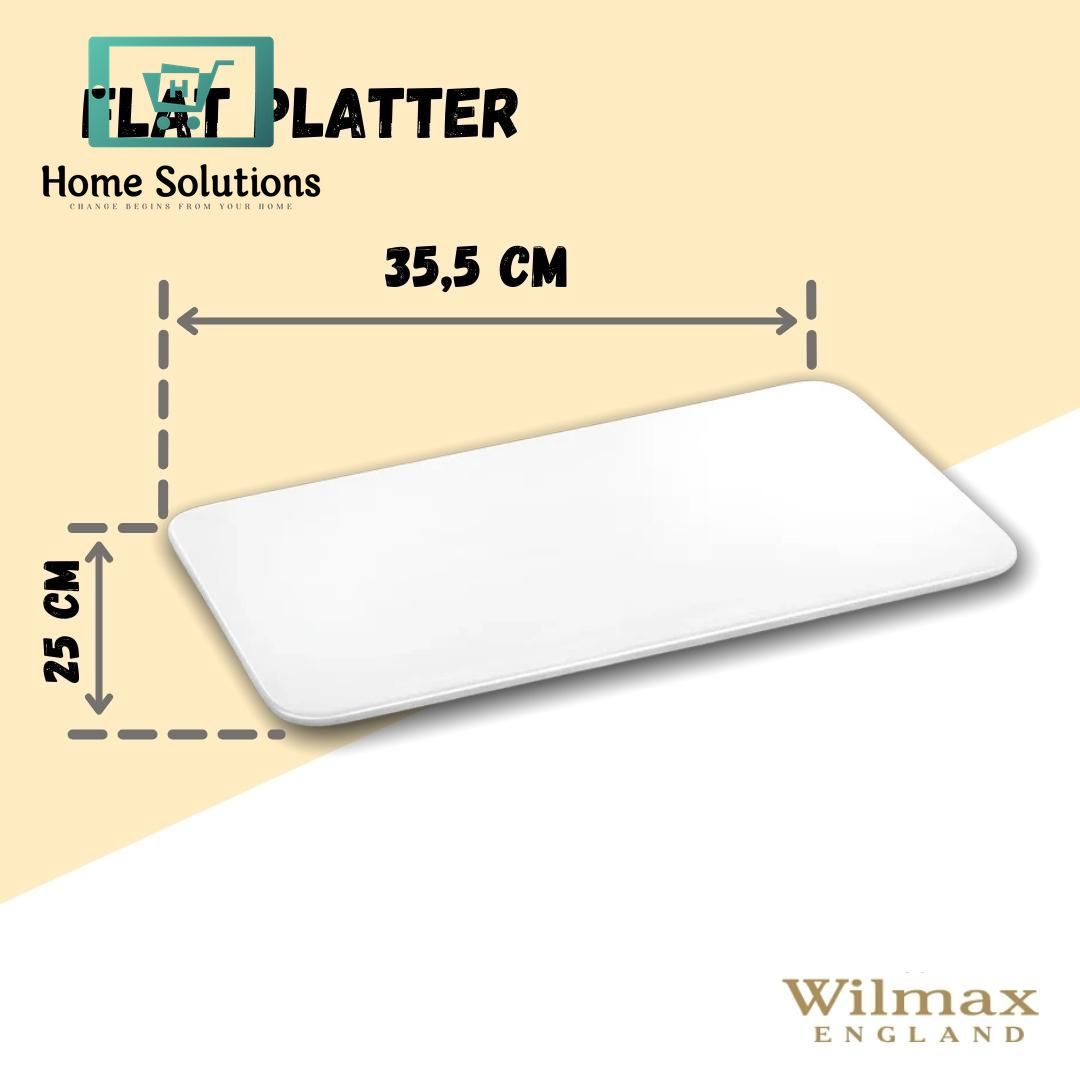 Wilmax England 14 x 10 Fine Porcelain Serving Platter
