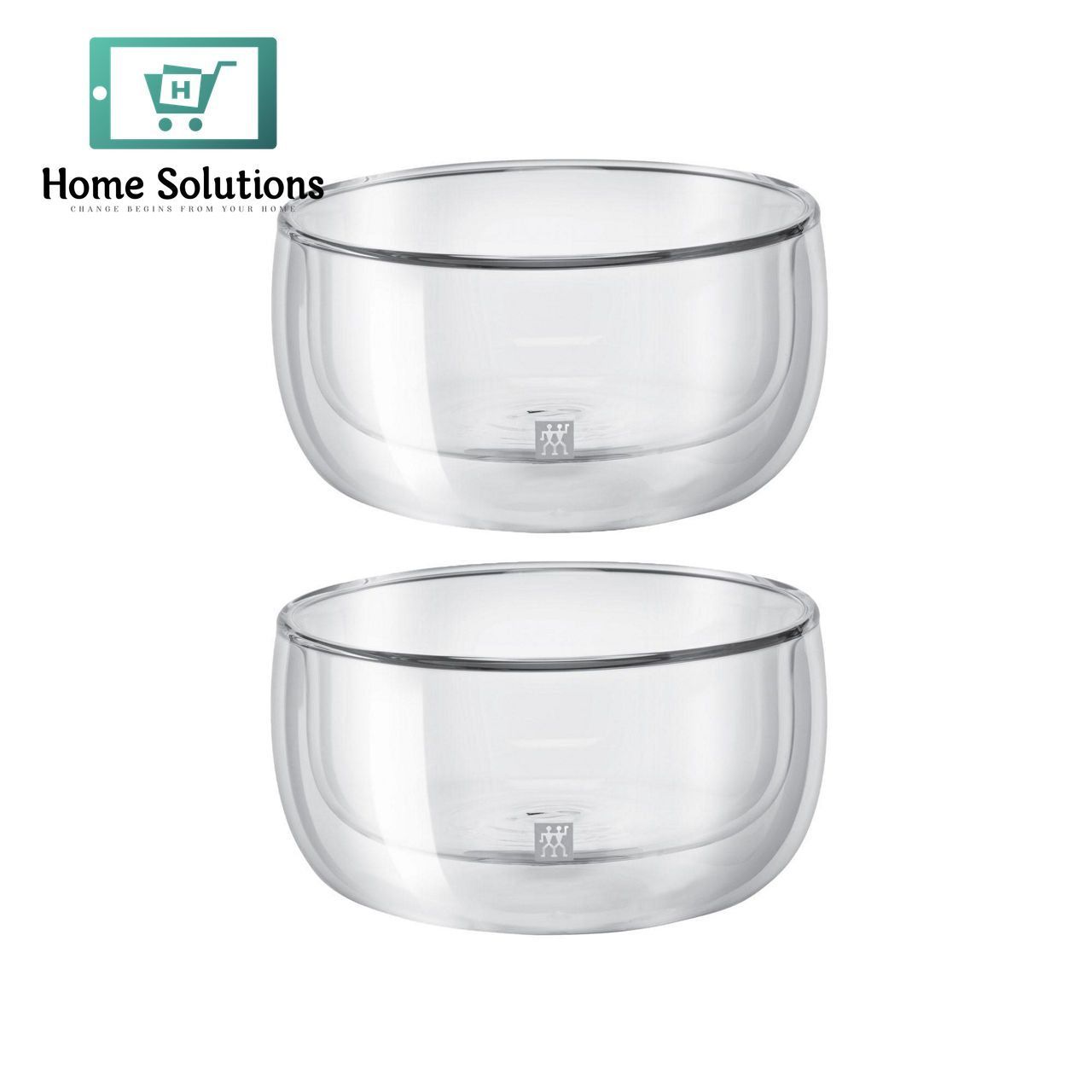 Double Wall Insulated Glass Bowl – 300ml & 500ml