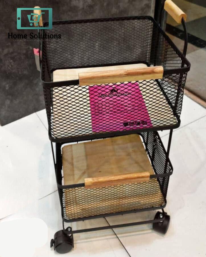 Smart 2-Tier Full Heavy Onion Basket – Sturdy Metal Storage Rack for Kitchen Use