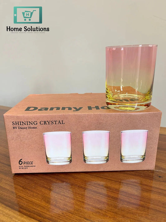 Danny Home Prestige Shining Crystal Glass Set 6Pcs (410ml)