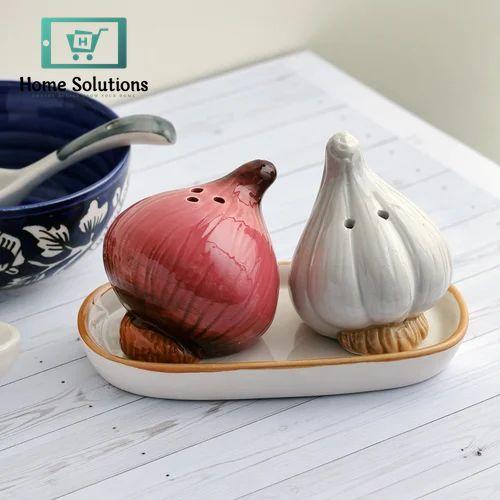 Ceramic Salt & Pepper Shaker Set – Multiple Designs Available