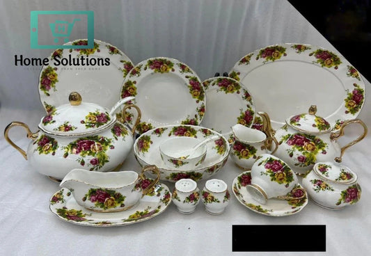 Royal Albert Dinner Set for 8 Person – 75 PCS