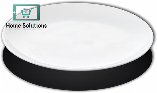 Wilmax England White Porcelain Round Plate – 30.5 cm Diameter