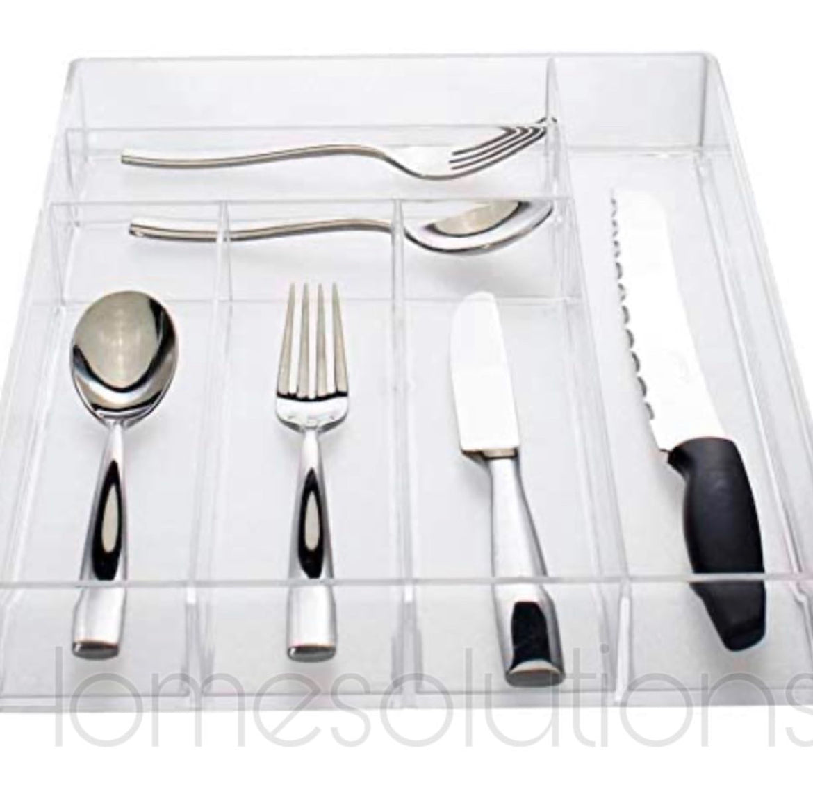 Acrylic Cutlery Tray Organizer