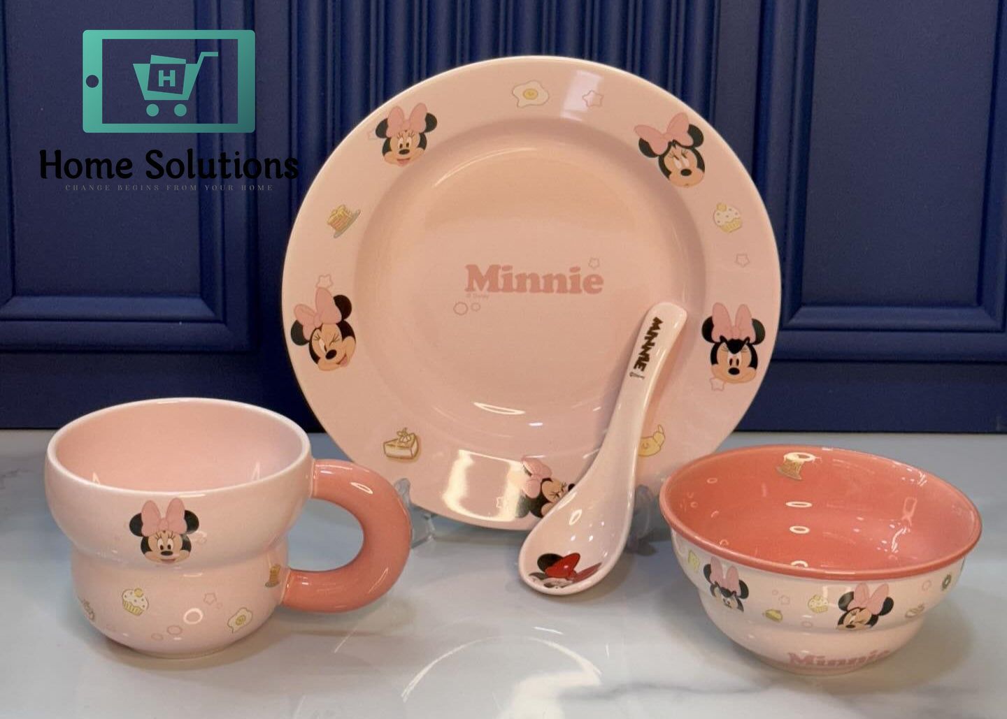 DISNEY Mickey & Friends Dinnerware Meal Set - 6 Pieces - Minnie Mouse