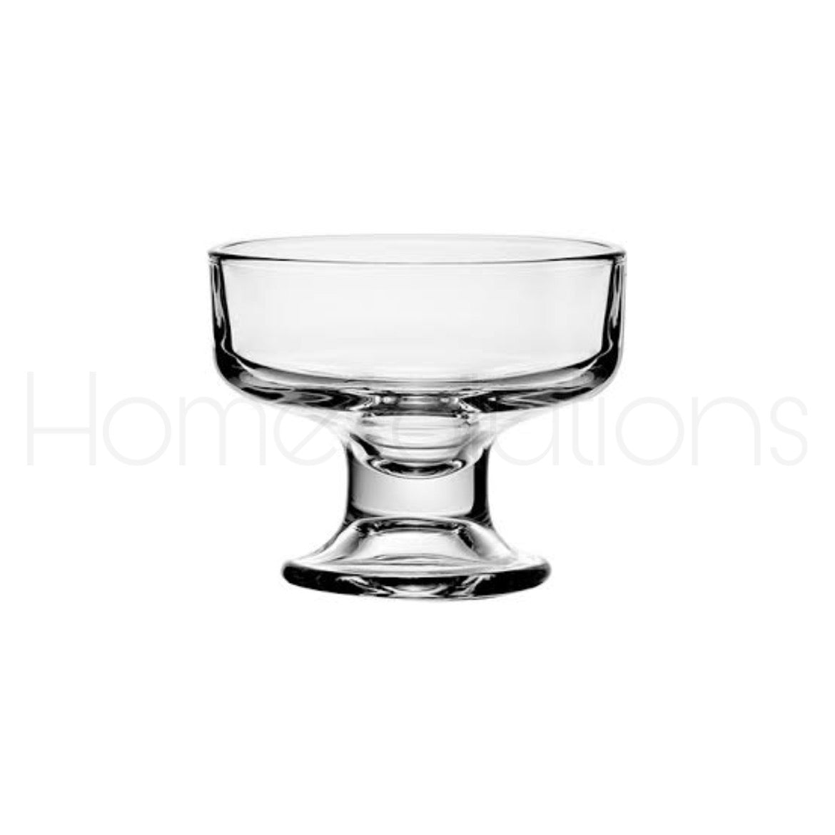 KELVEE Chinese Crystal Low Footed Bowls Set of 6