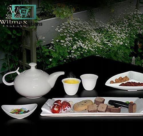 Wilmax England Fine Porcelain 11.5 X 6 Inch Rectangular Serving Platter