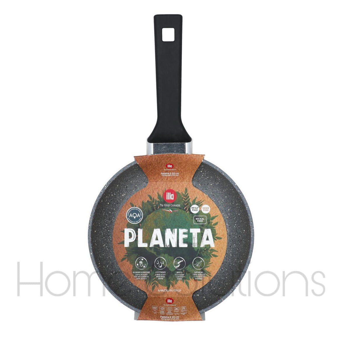 ILLA PLANETA Granite Frypan - ITALY Made