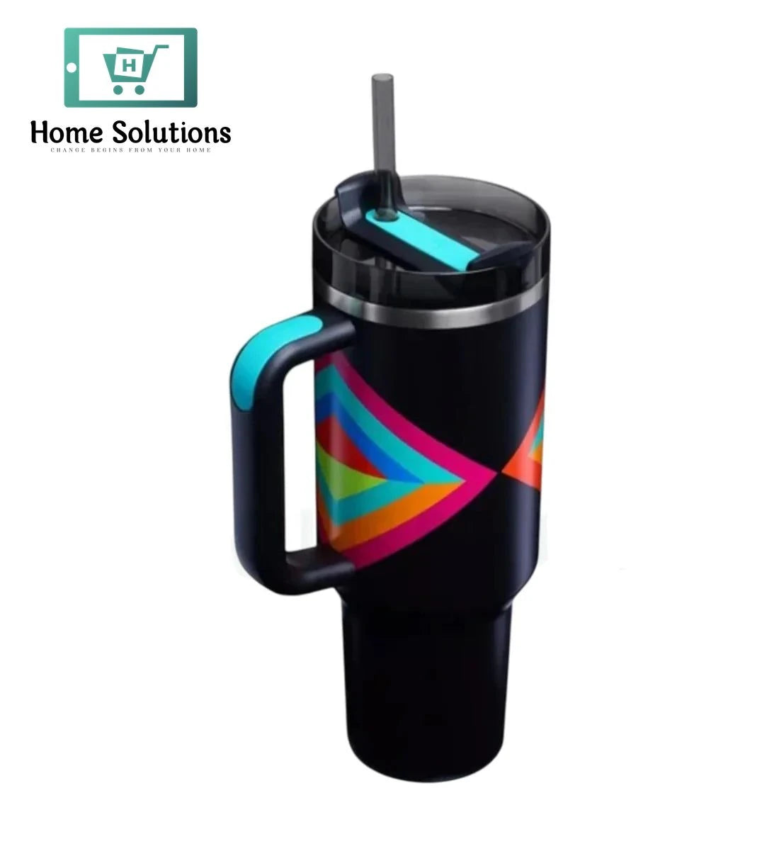 Stanley The Quencher H2.O Tumbler – Black Hyper Geo
