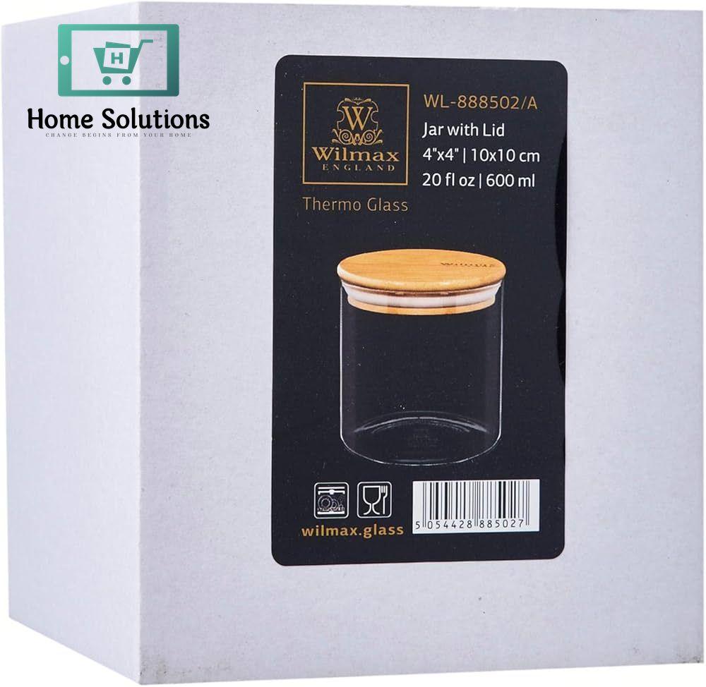 Wilmax Glass Storage Jar with Lid