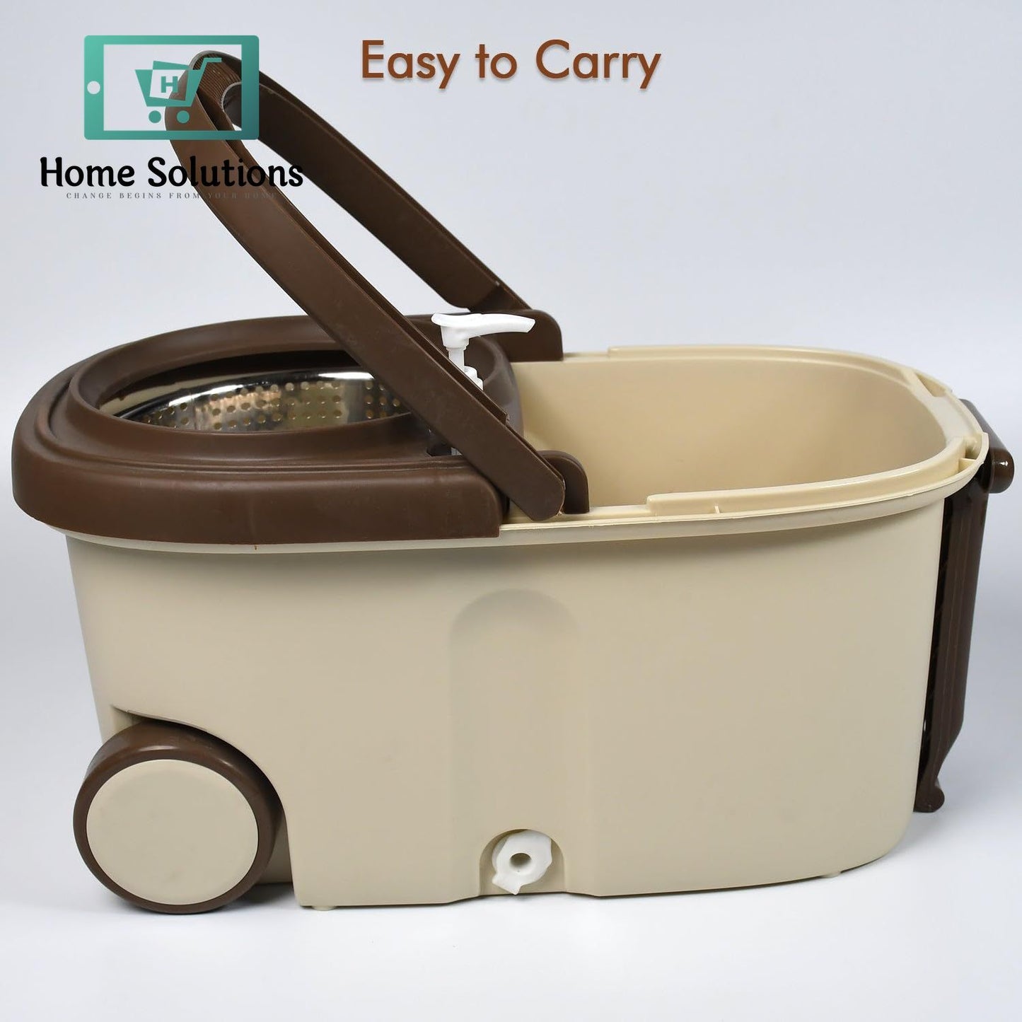 Spin Mop Cleaning Bucket with Wheels – Easy Floor Care