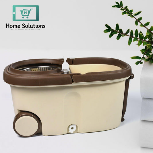 Spin Mop Cleaning Bucket with Wheels – Easy Floor Care