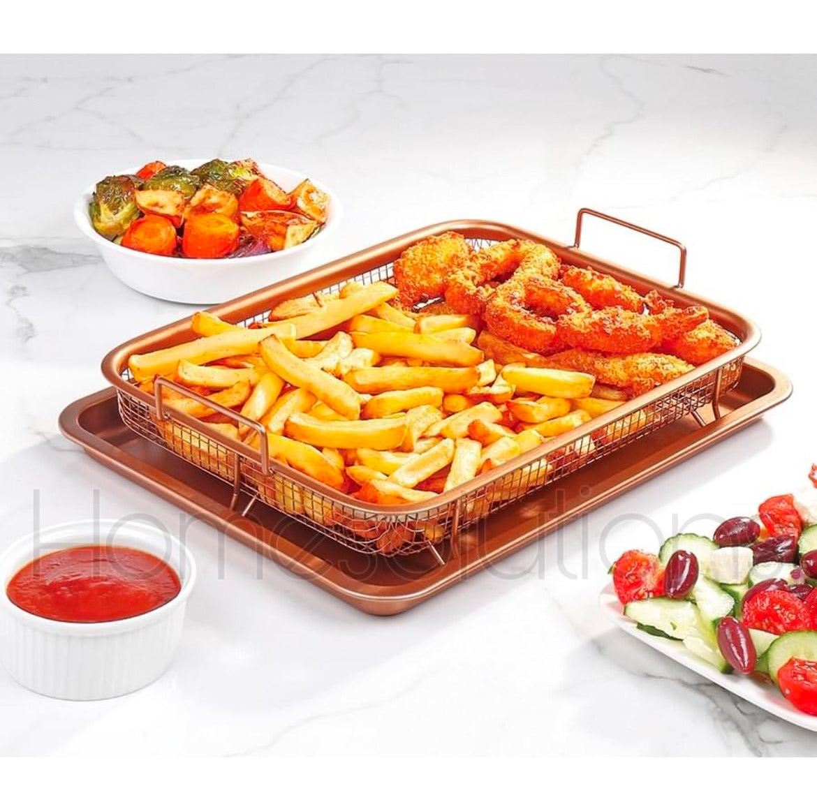 Rectangular Copper Crisper Tray