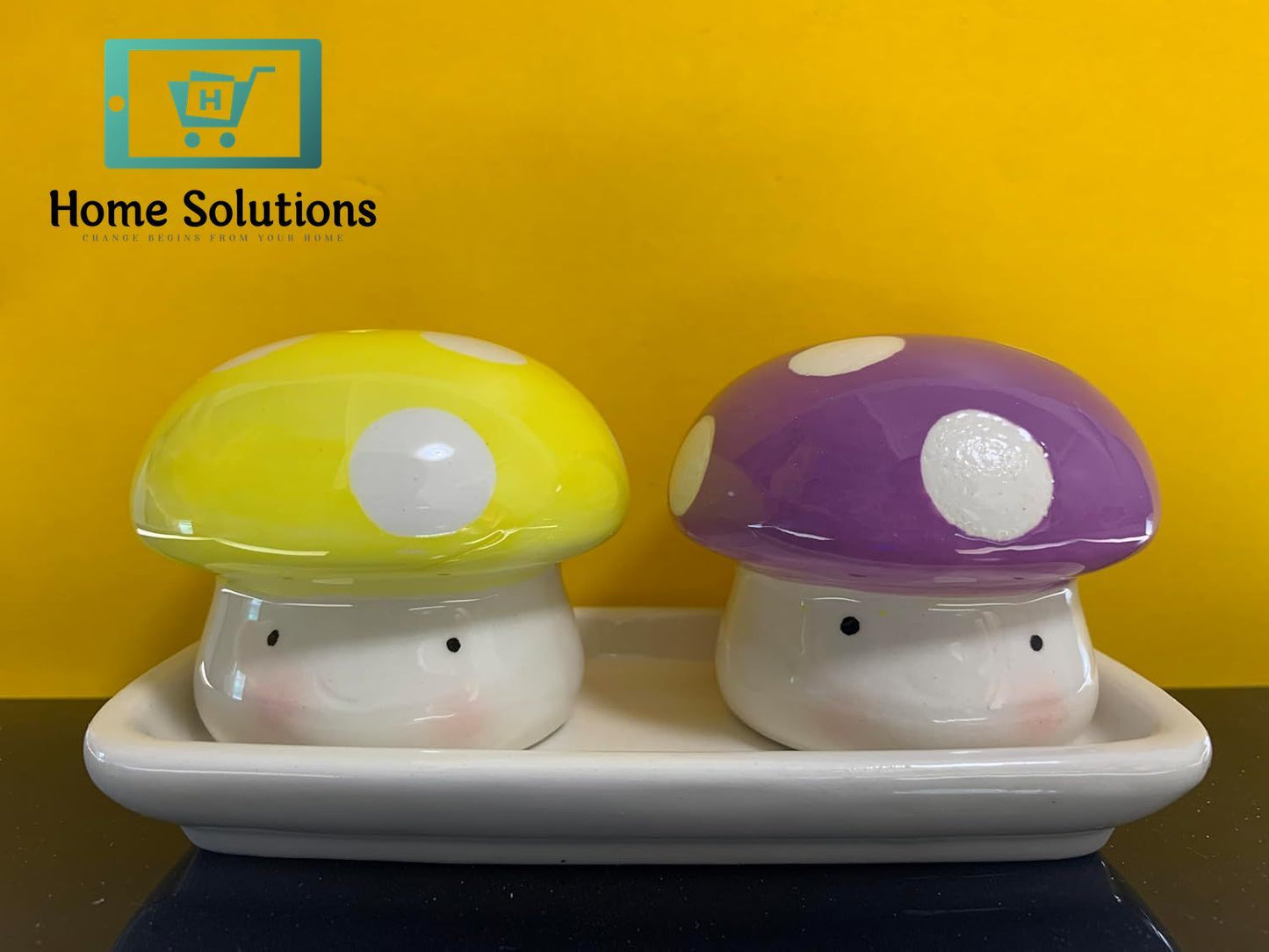 Ceramic Salt & Pepper Shaker Set – Multiple Designs Available
