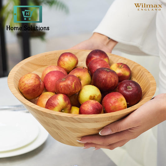 Wilmax England Large Serving Bowl  14 × 5.5 Inch – Contemporary Kitchenware