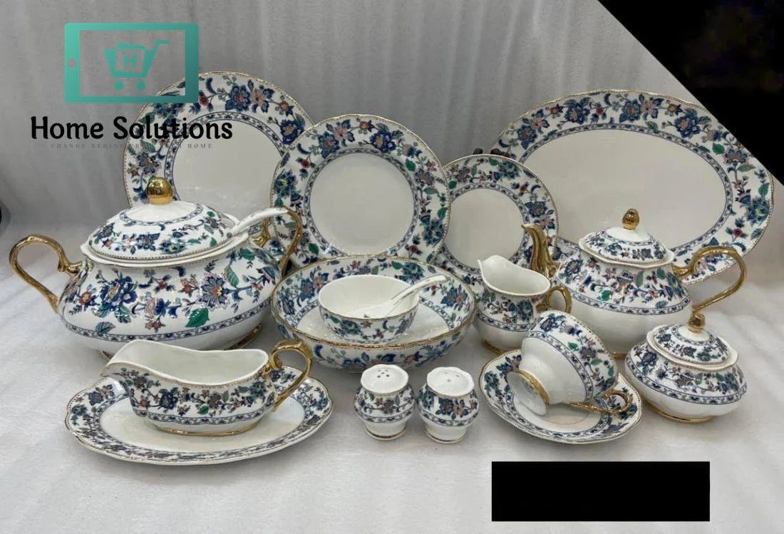 Royal Albert Dinner Set for 8 Person – 75 PCS