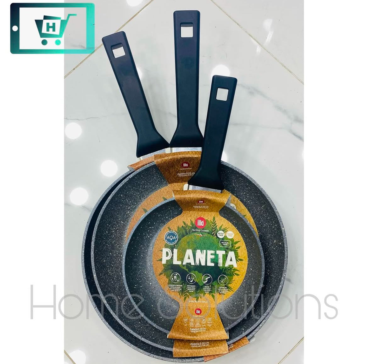 ILLA PLANETA Granite Frypan - ITALY Made