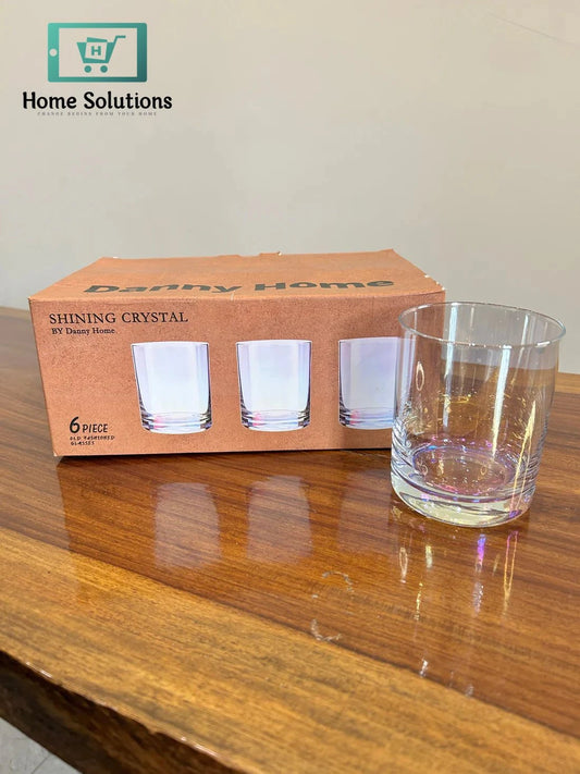Danny Home Luxe Rainbow Glass Collection 6Pcs (410ml)