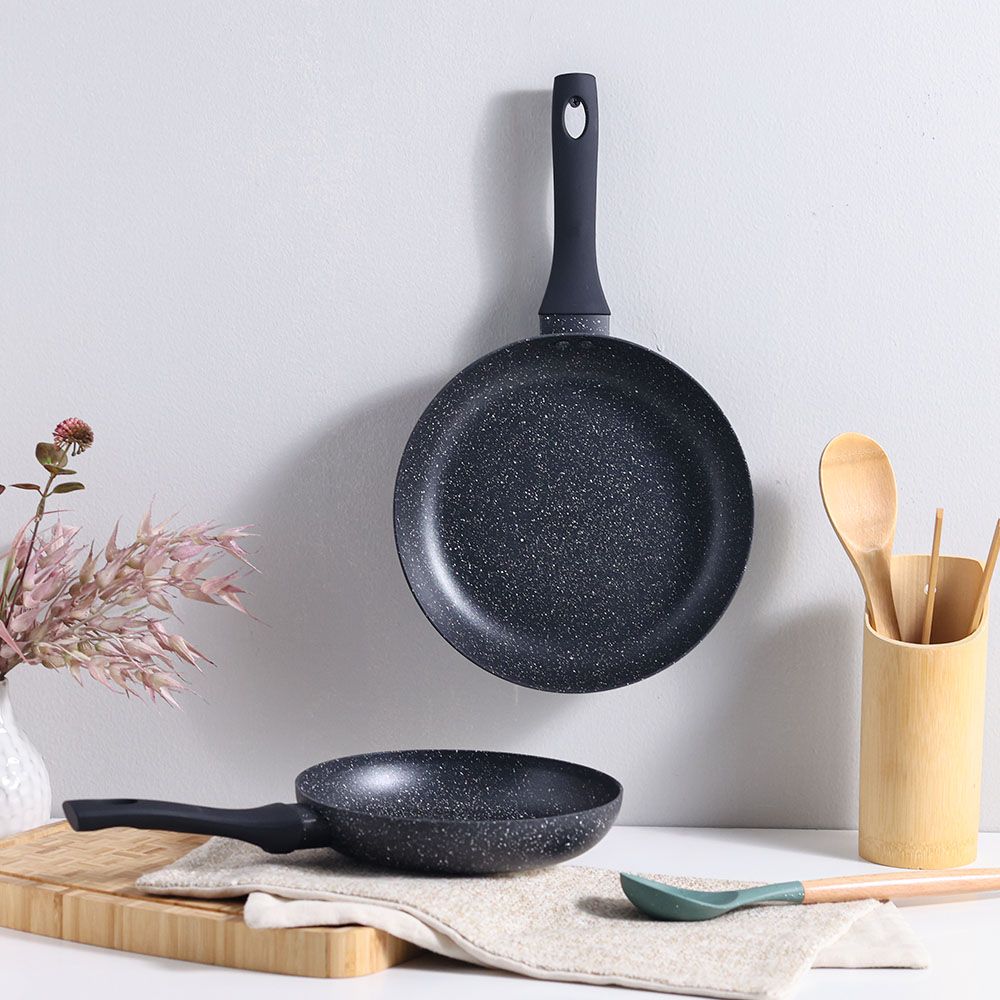 Black Marble Fry Pan 28cm