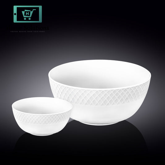 Wilmax  England Julia 7-Piece Porcelain Bowl Set with Gift Box – Elegant Tableware