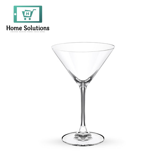 Wilmax Crystalline Martini Glass – 9 oz | Set of 6 Classic Cocktail Glasses