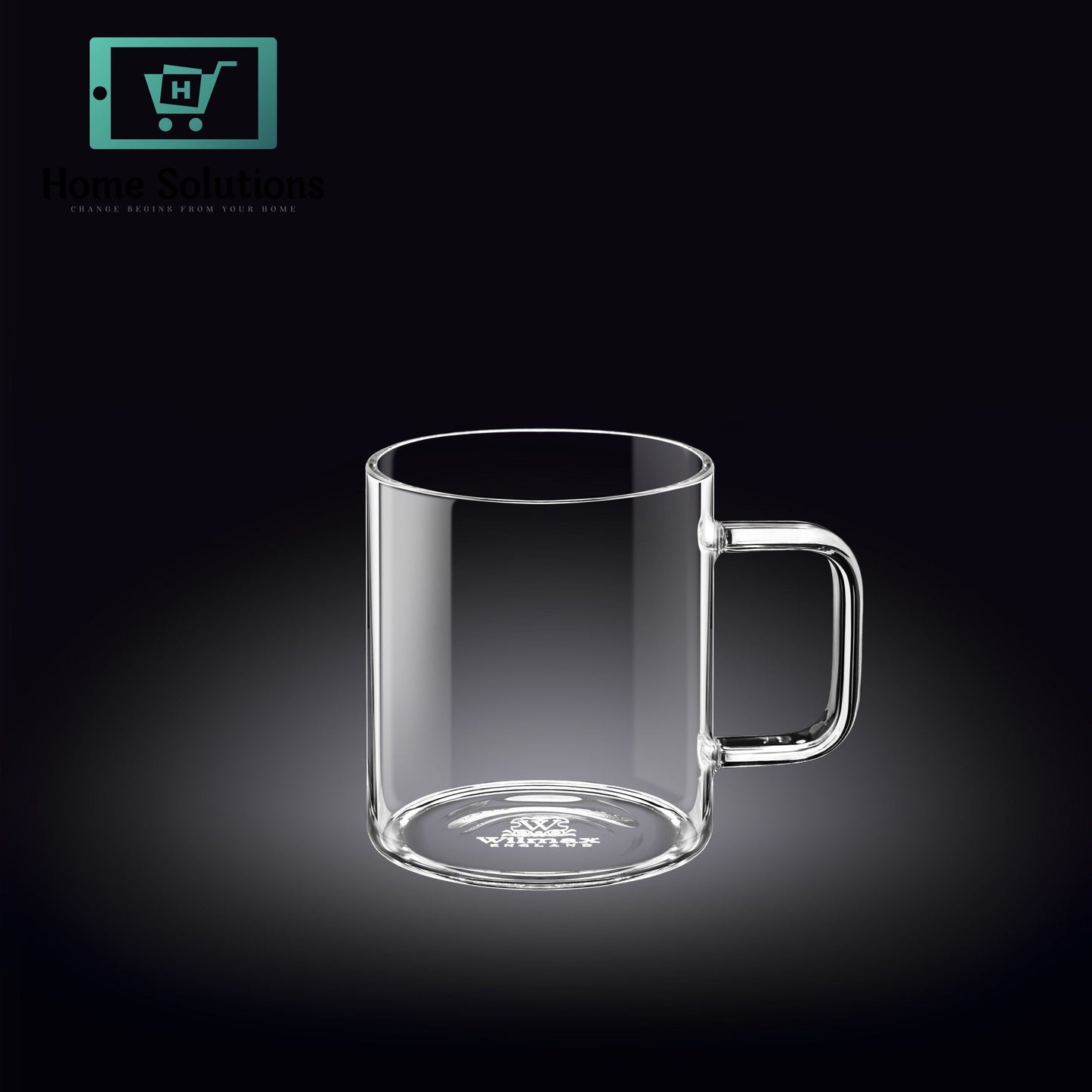 Wilmax Double Wall Thermo Glass Cup – 250 ml (8 oz, Single Piece)