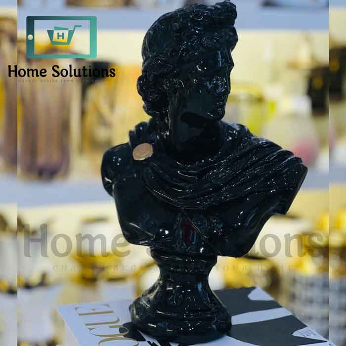 Luxury Black David Bust – Premium Artistic Decor