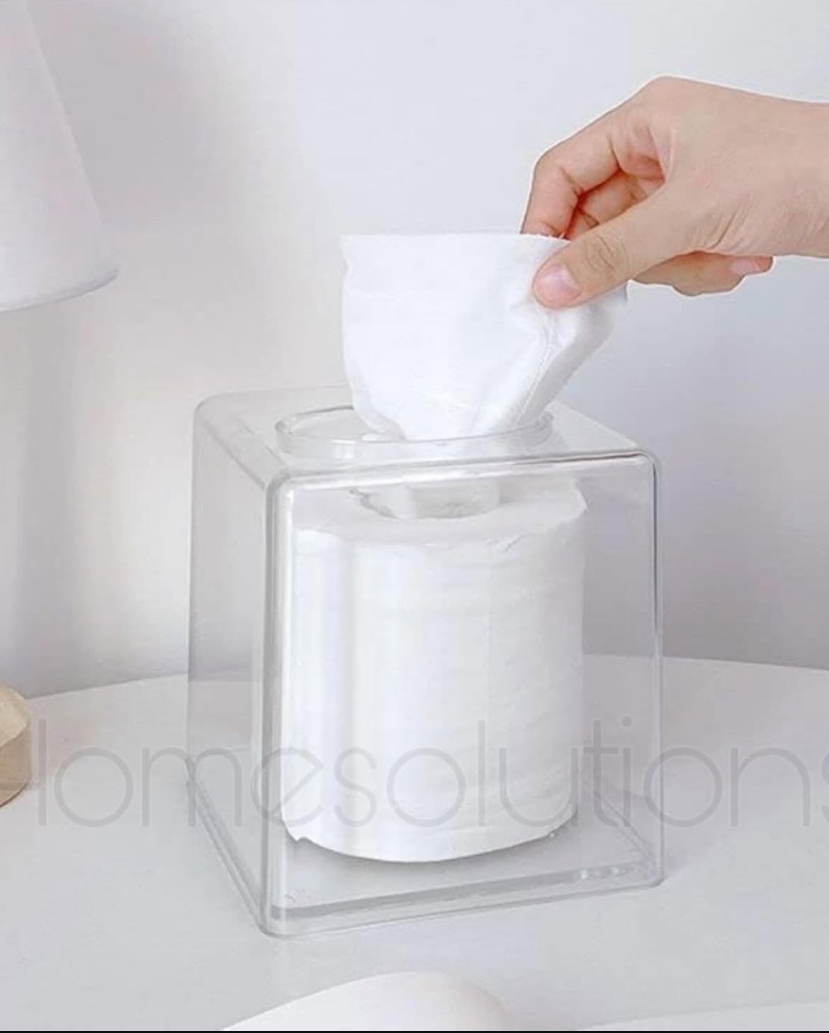 Premium Quality Acrylic Tissue Roll Organiser