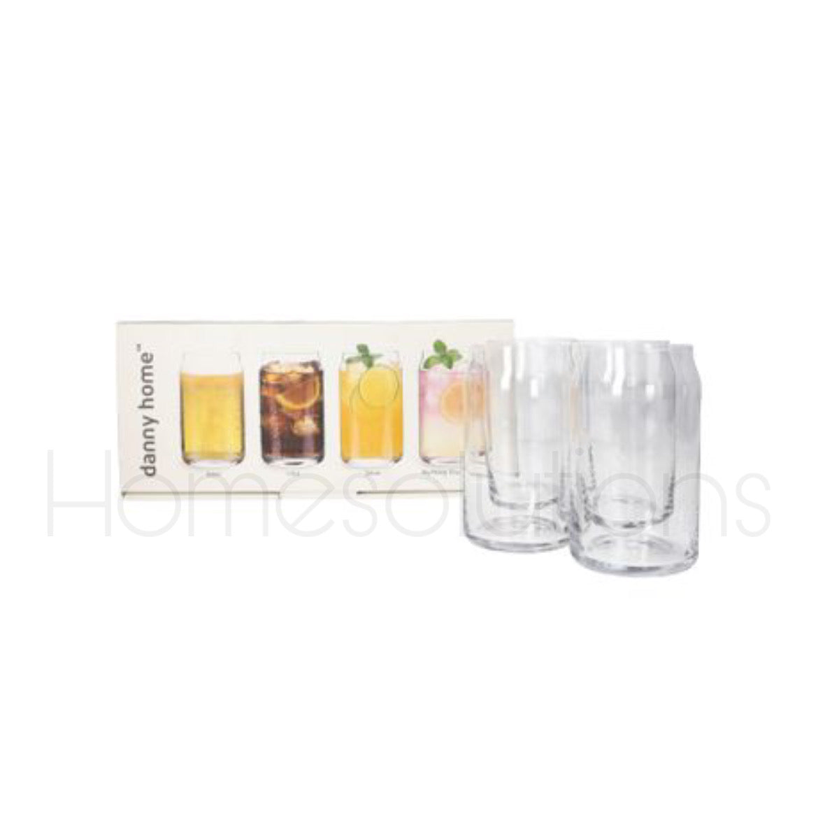 Danny Home Iced Tea Glass Set of 4 Pieces