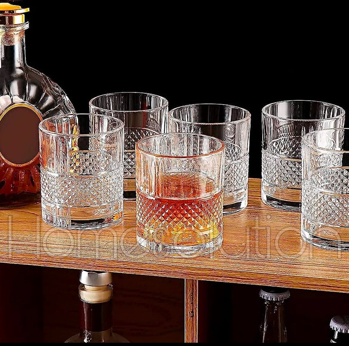 Domingo Chinese Crystal Drink Glass Set of 6