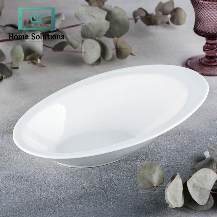 Wilmax England Fine Porcelain Oval Bowl  11 X 7.5 Inch