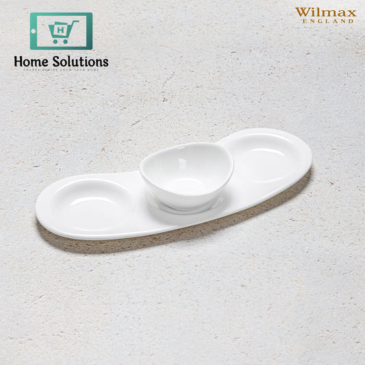 Wilmax England Fine Porcelain Rectangular Tray 9.5" x 3.5"