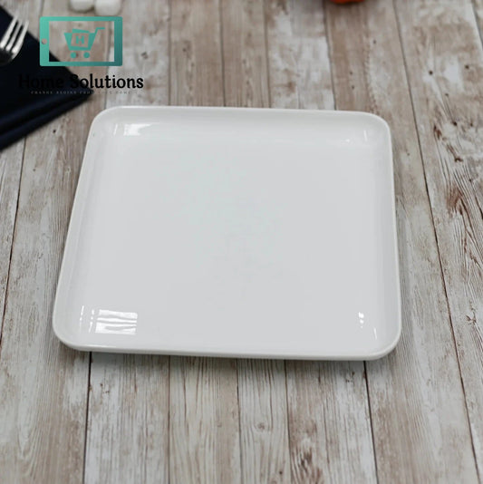 Wilmax England 12 X 12 Inch Square Porcelain Presentation Dish