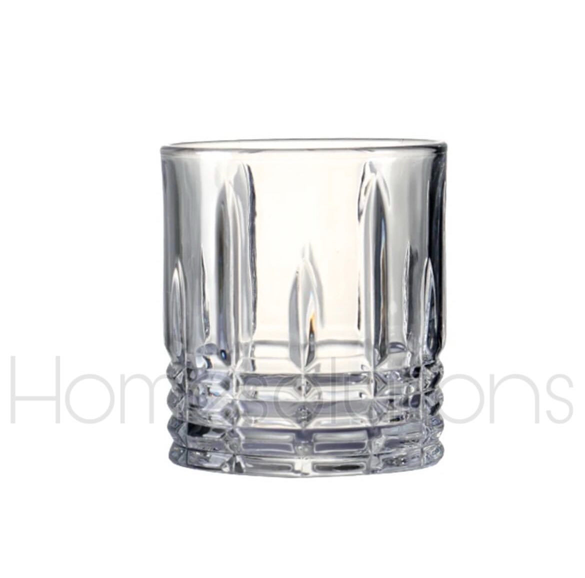 Crystal Cut Elegant Basic Glass Set of 6