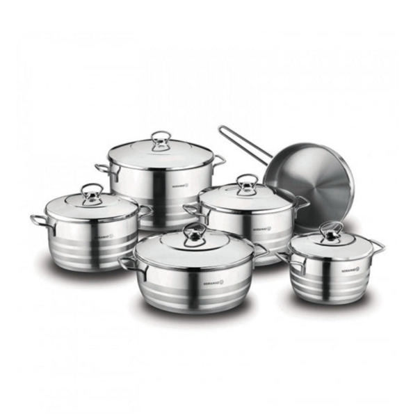 Korkmaz A-1090 Astra XL 11 Pcs. Cookware Set