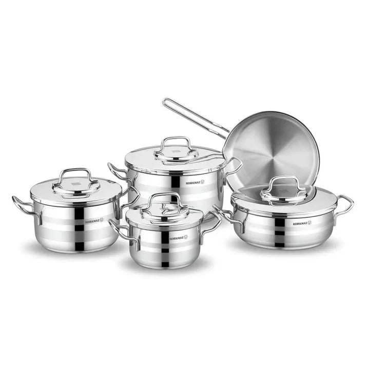 Korkmaz A-2050 Astron 9 Pcs Cookware Set