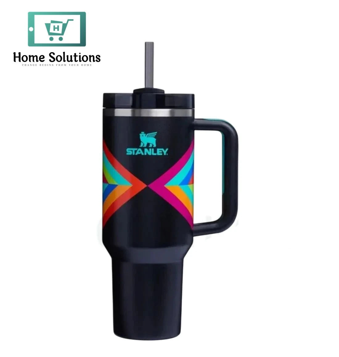 Stanley The Quencher H2.O Tumbler – Black Hyper Geo