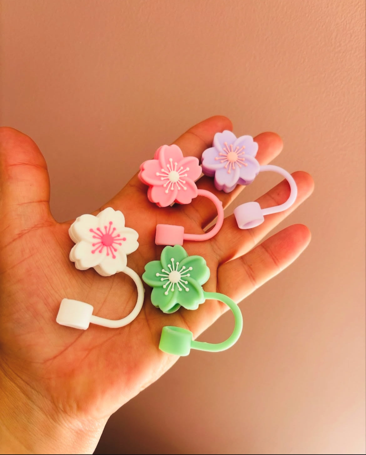 Flower Shape Silicone Straw Stopper