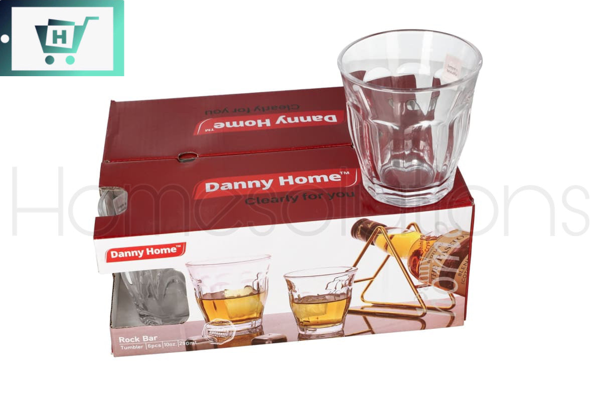 Danny Homes Crystal Glass Set of 6 - 230ml