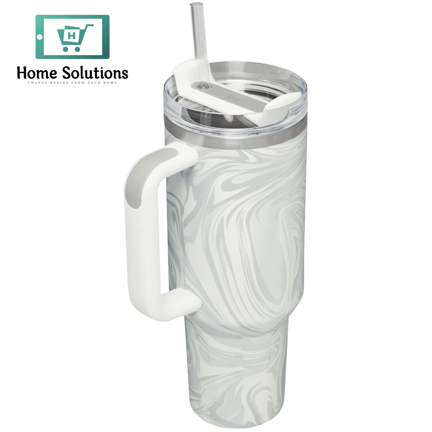 The Quencher H2.0 FlowState ™ Tumbler | 40 OZ | Polar Swirl