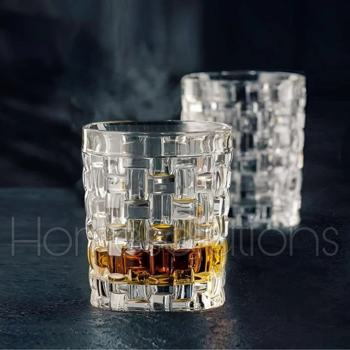 Colins Collection Chinese Crystal Drink Glass Set of 6 - WAVES