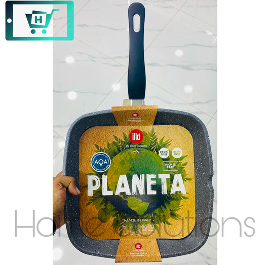 ILLA PLANETA Granite Grill Pan - 28cm - ITALY Made