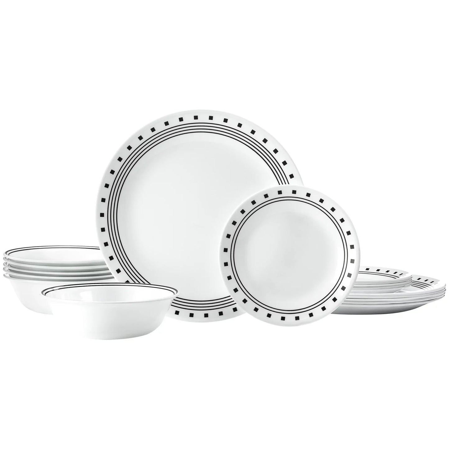 Corelle City Block 18-Piece Dinnerware Set