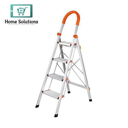 Household Folding Herringbone Ladder with Handle – 4 Step Safety Ladder