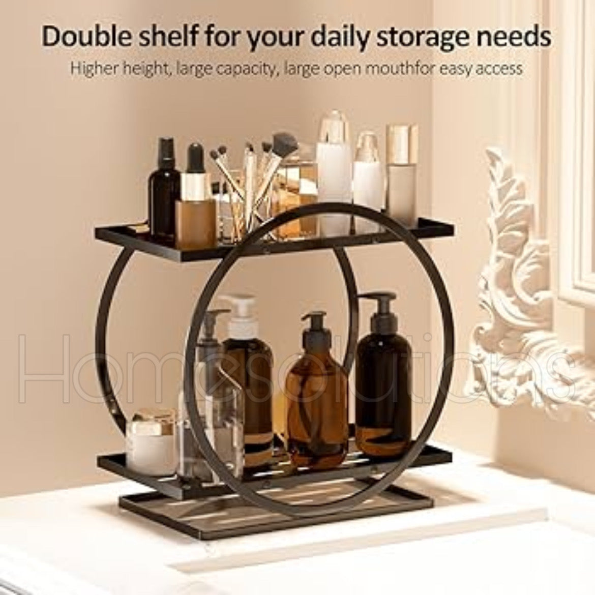 TRINKET 2 Tier Countertop Shelf Vanity Organizer