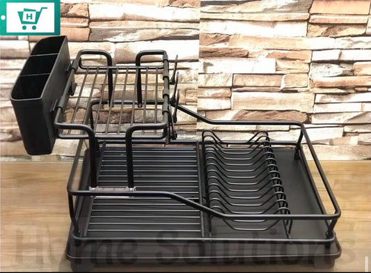 Aluminum Dish Rack - Black