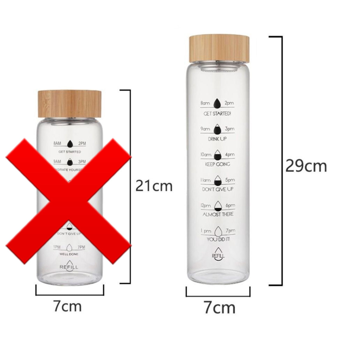 AKAI Glass Bottle 1000ml.