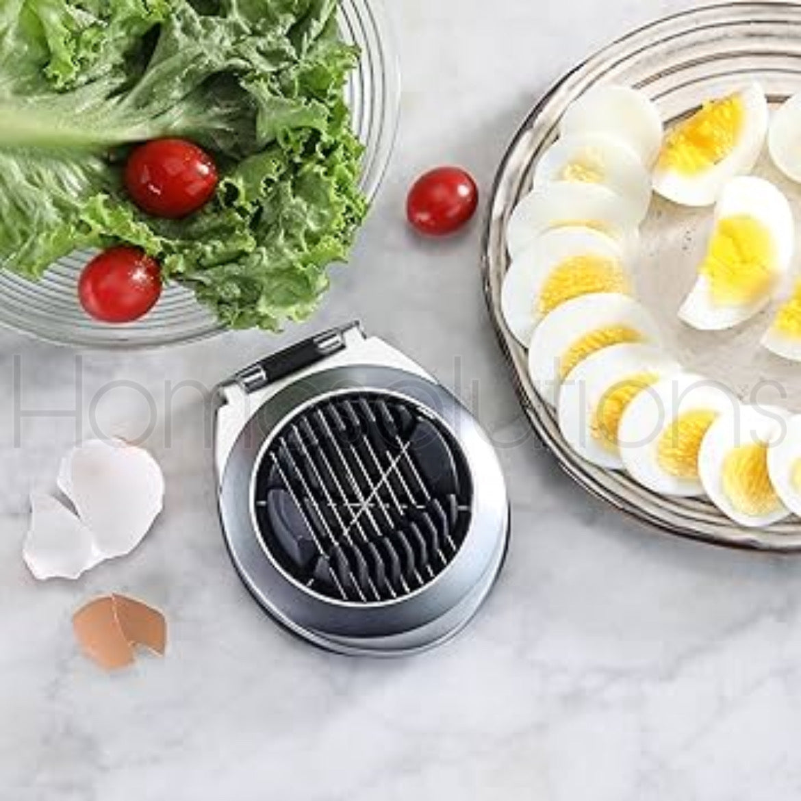 Stainless Steel Professional 2 in 1 Egg Slicer